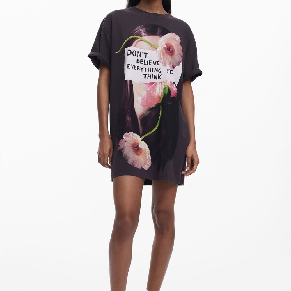 Desigual T-shirt style dress, size xs-s, new without tag